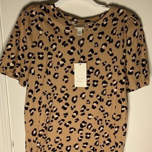Cheetah Print Tee